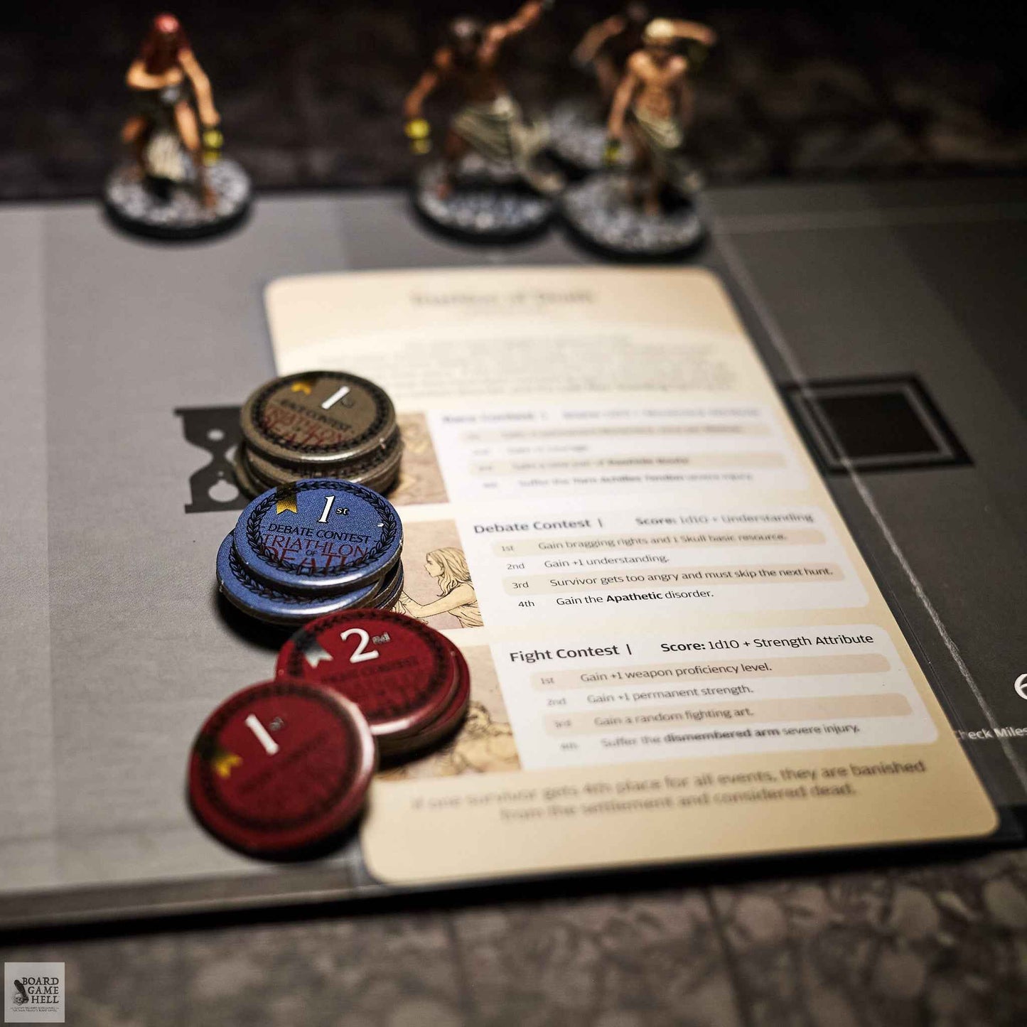 BGH Triathlon of Death Tokens™ for Kingdom Death: Monster