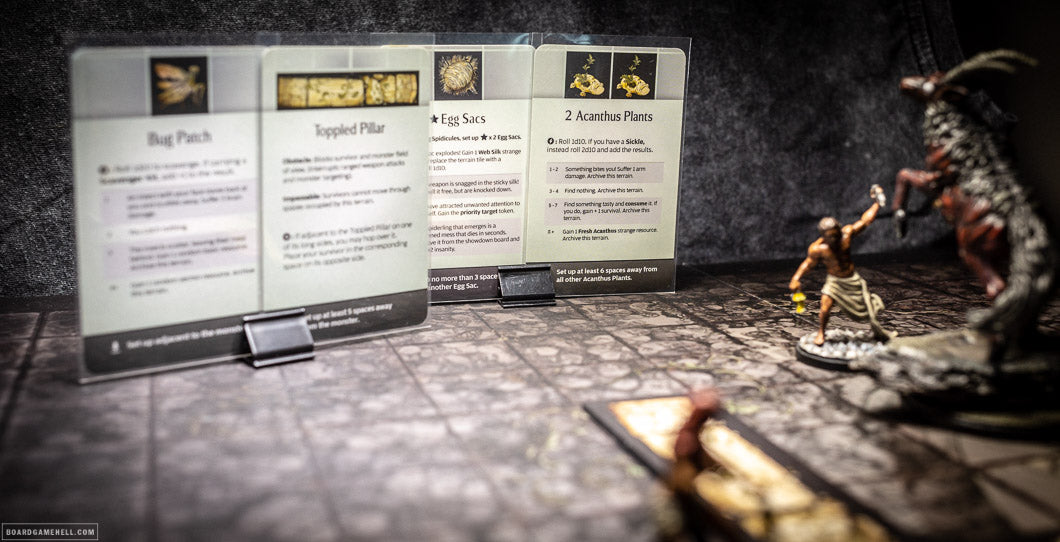 Do not hide the important info under each other. With stands the cards stays on focus when needed.