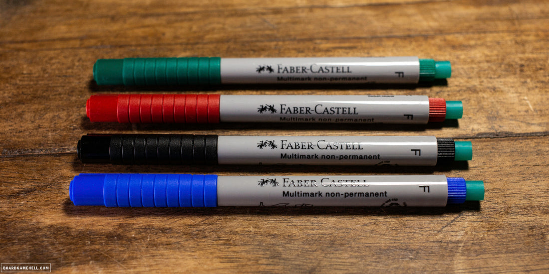 Faber-Castell non-permanent pens added in inventory. Made in Germany, so the quality is qualified.