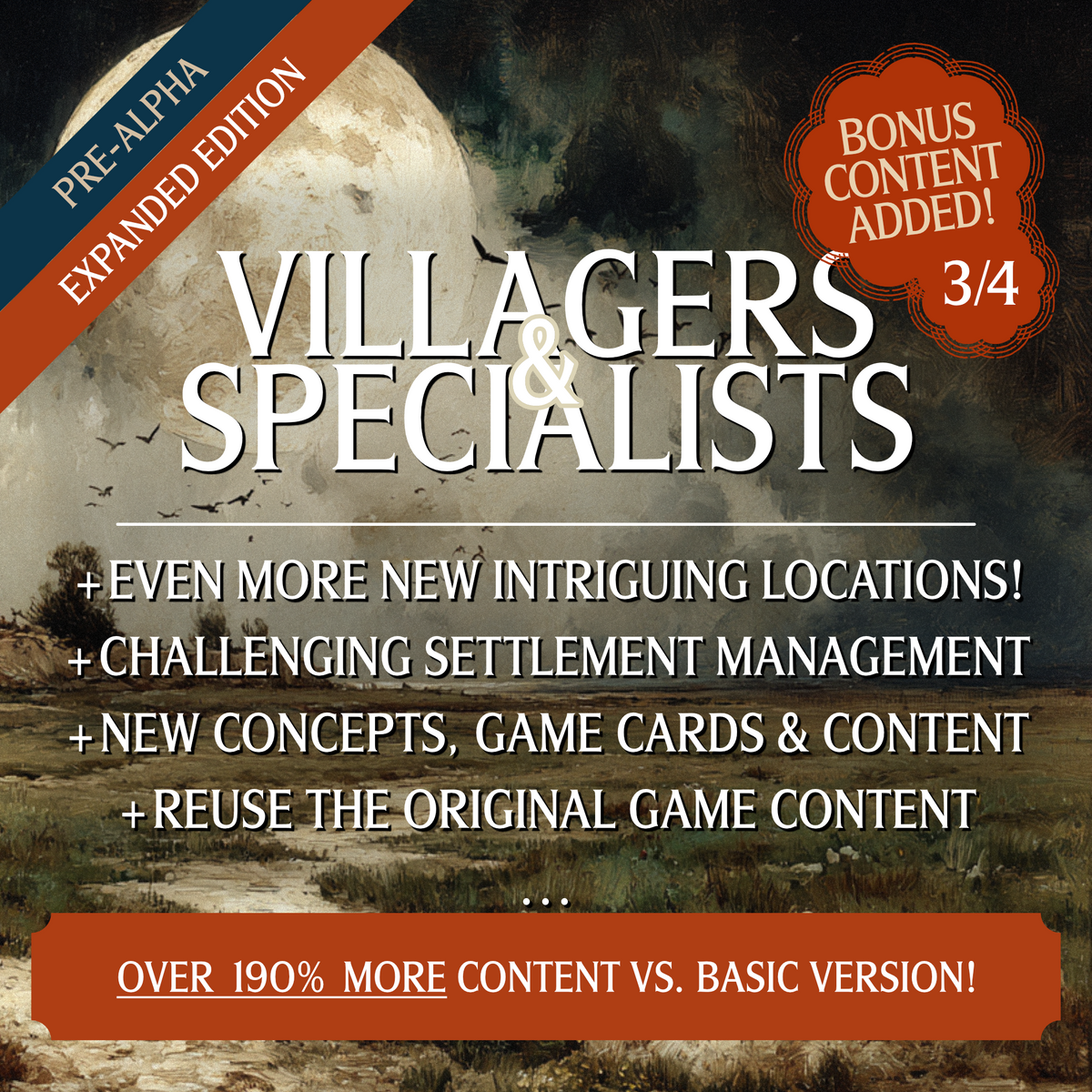Hobo's Settlement Villagers™ Expanded Edition for Kingdom Death: Monster (Early PRE-ORDER)