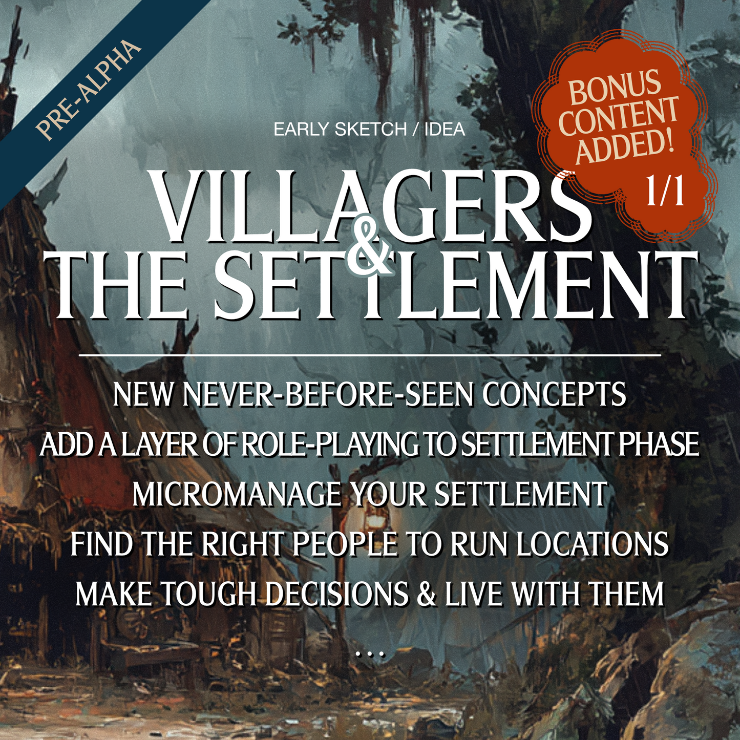 Hobo's Settlement Villagers™ Expansion for Kingdom Death: Monster (Early PRE-ORDER)