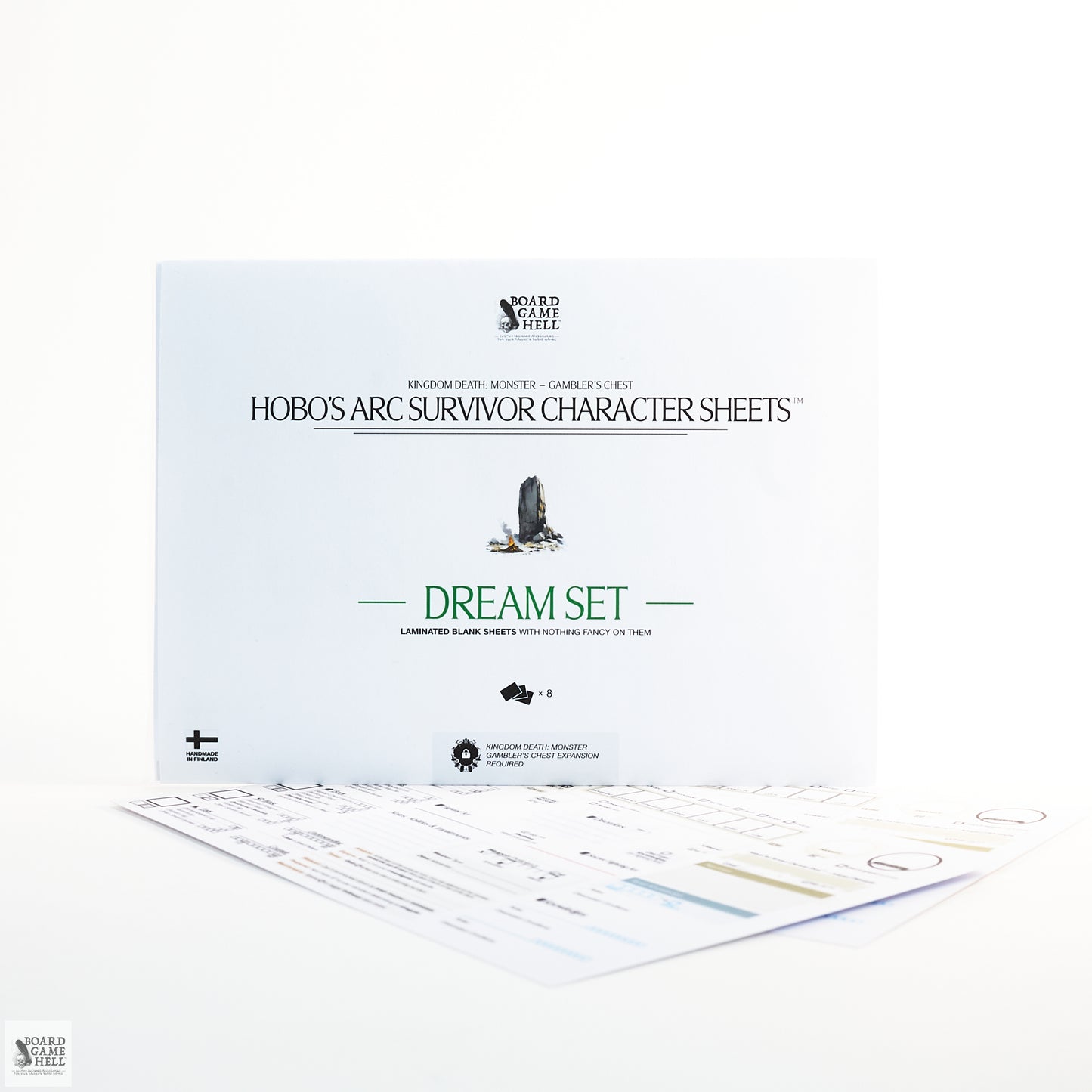 Hobo’s Arc Survivor Character Sheets™ for Kingdom Death: Monster (Gambler's Chest)(PRE-ORDER)