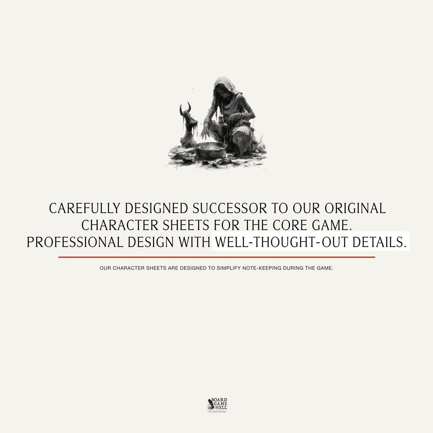 Hobo’s Arc Survivor Character Sheets™ for Kingdom Death: Monster (Gambler's Chest)(PRE-ORDER)