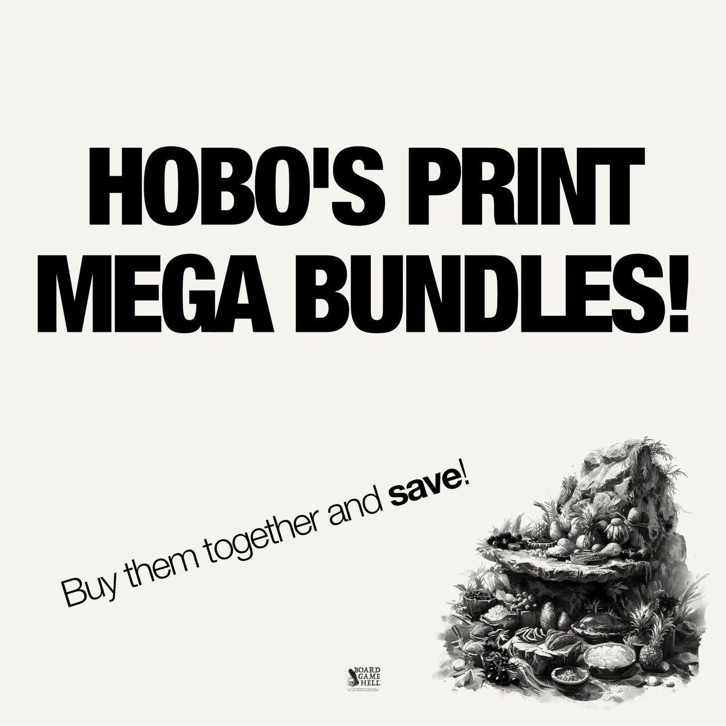 Hobo's Handmade Print Products MEGA BUNDLES (PRE-ORDER)