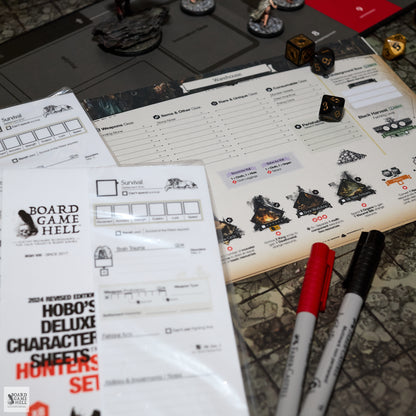 Hobo’s Deluxe Character Sheets™ for Kingdom Death: Monster (Core Game)