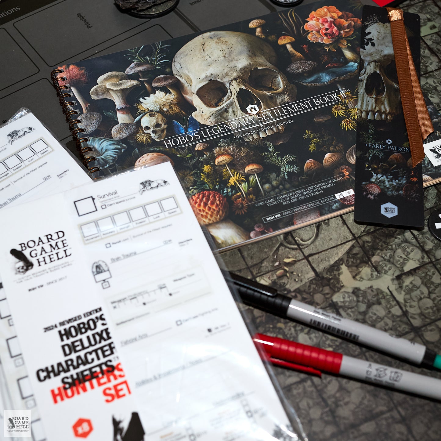 Hobo’s Deluxe Character Sheets™ for Kingdom Death: Monster (Core Game)