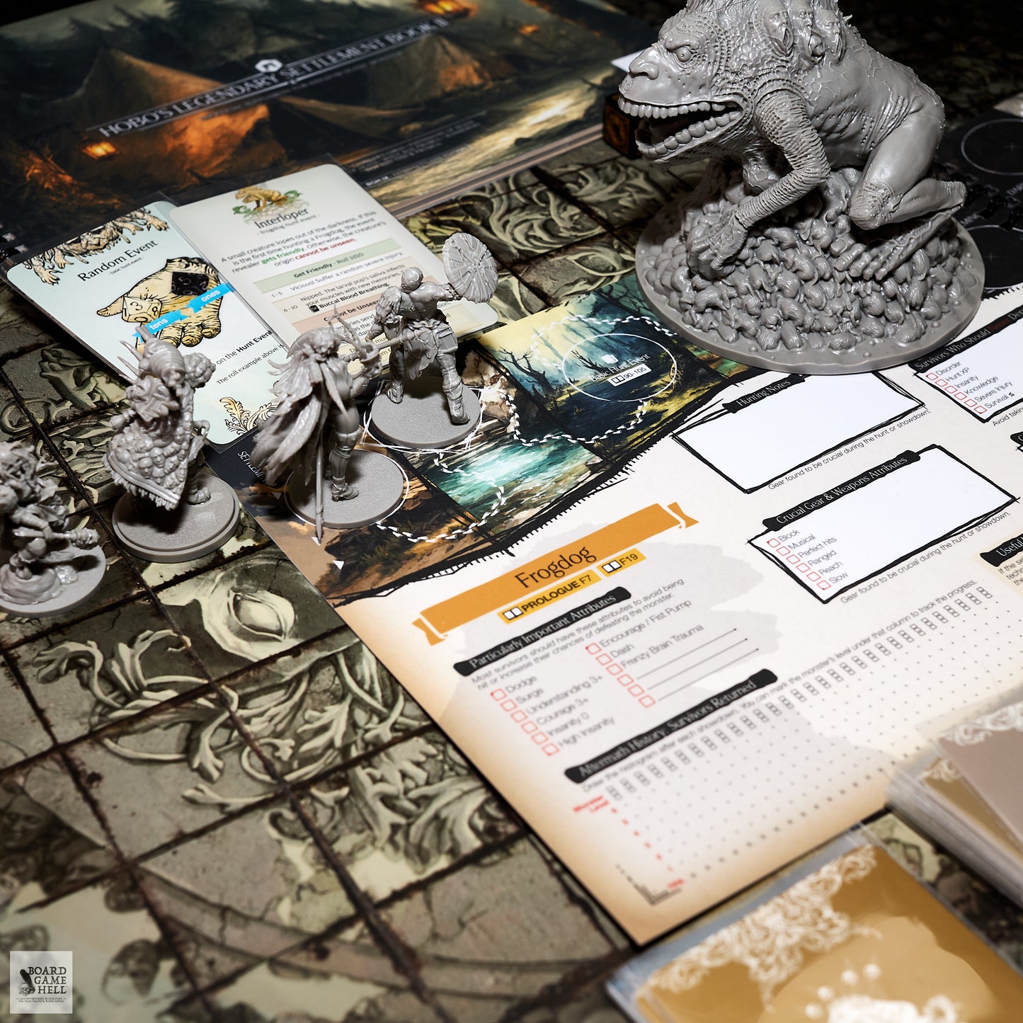 Hobo’s Huntsman's Journal II™ – Game Quarry Hunters (Nodes 1-2) for Kingdom Death: Monster (Early PRE-ORDER)