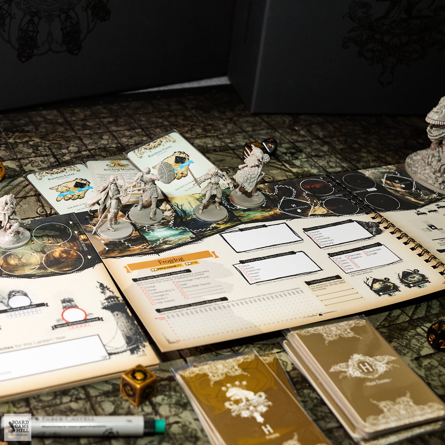 Hobo’s Huntsman's Journal II™ – Game Quarry Hunters (Nodes 1-2) for Kingdom Death: Monster (Early PRE-ORDER)