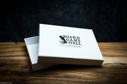 Board Game Hell Gift Box for Tokens & Counters, with sturdy lid.
