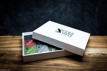 Board Game Hell Gift Box for Tokens & Counters. Hunt Bundle of Survival Tokens™ fits in very well. (An old photo)