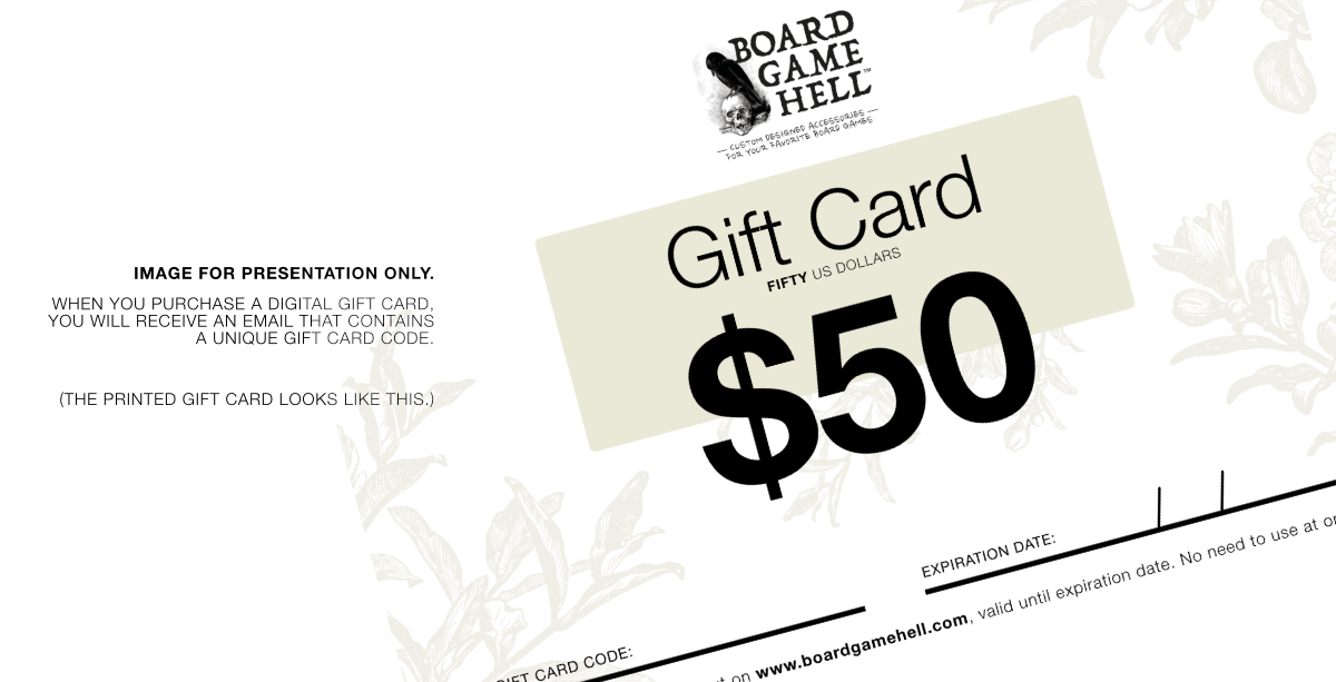 Board Game Hell $50 Digital Gift Card