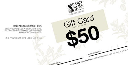 Board Game Hell $50 Digital Gift Card