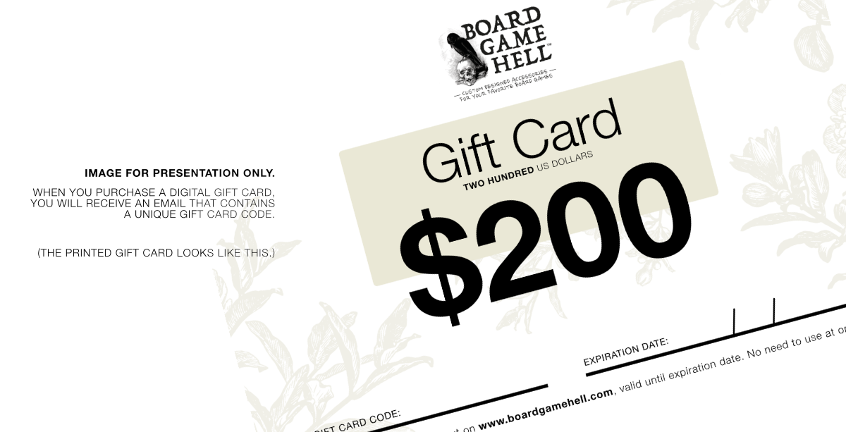 Board Game Hell $200 Digital Gift Card