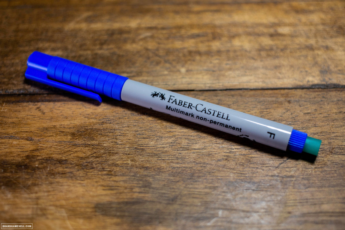 high quality faber castel non permanent wet erased pens blue pen