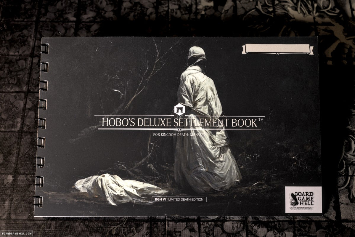 Hobo’s Deluxe Settlement Book™ for Kingdom Death: Monster — Limited Death Edition Cover